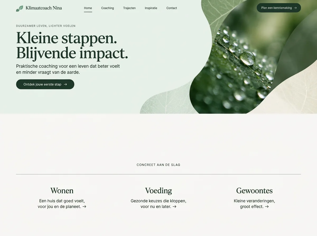 Klimaatcoach Nina